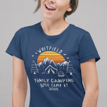 Custom Family Vacation Matching Camping Mom T-Shirt<br><div class="desc">Good mood? Just add campfire,  s'mores,  and the rest of the family with a matching outfit. Cute camping theme design you can customize for your next family adventure with a place holder for the site and year. 

Perfect for family photos while you're out there exploring the jungle or campsite</div>