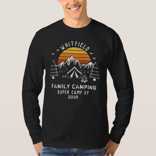 Custom Family Vacation Matching Camping  T_Shirt