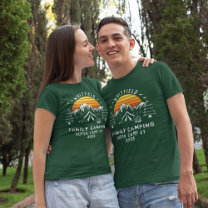 Custom Family Vacation Matching Camping T-Shirt