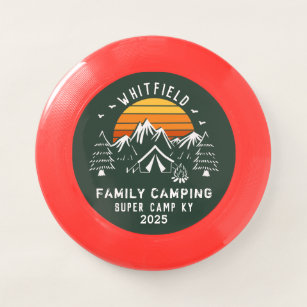 Custom Family Vacation Matching Camping Wham-O Frisbee