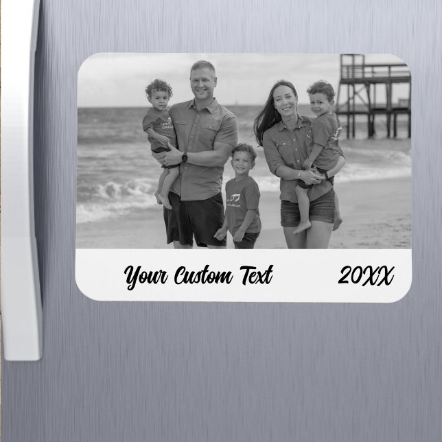 Custom Family Vacation Photo Refrigerator  Magnet (Creator Uploaded)