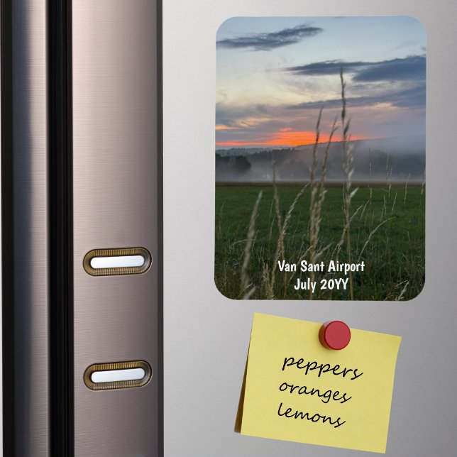 Custom Family Vacation Photo Refrigerator Magnet (Creator Uploaded)