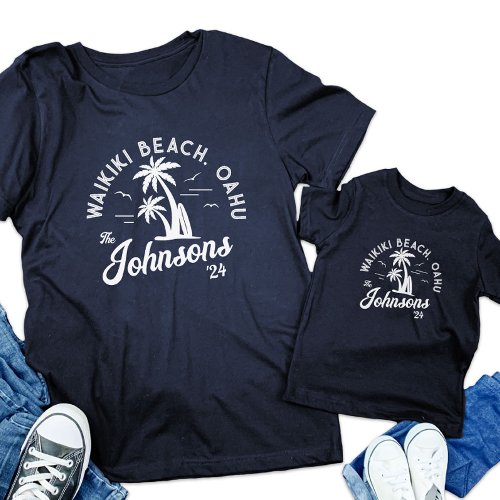 Custom Family Vacation Summer Beach Group Trip