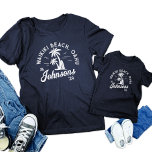 Custom Family Vacation Summer Beach Group Trip T-Shirt<br><div class="desc">Celebrate your beach vacation with our Custom Family Vacation Summer Beach Group Trip Matching T-Shirts! Perfect for family reunions, friends' getaways, or group trips, these personalized summer tees make unforgettable memories. Customize with names, dates, or destinations to make your vacation unique. Available in various sizes and colors, these matching tees...</div>