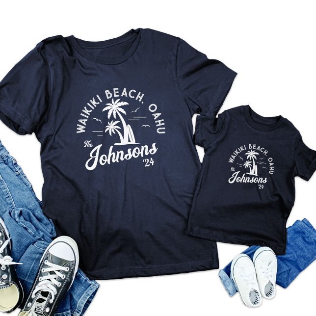 Custom Family Vacation Summer Beach Group Trip T-Shirt (Custom Family Vacation Summer Beach Group Trip T-Shirt)