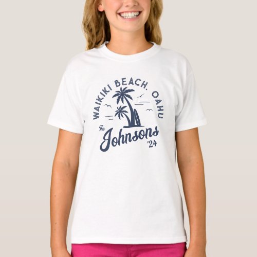 Custom Family Vacation Summer Beach Group Trip