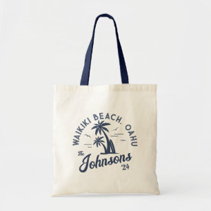 Custom Family Vacation Summer Beach Group Trip Tote Bag