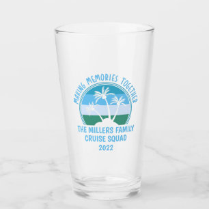 Custom Family Vacation Summer Reunion Beach Trip Glass