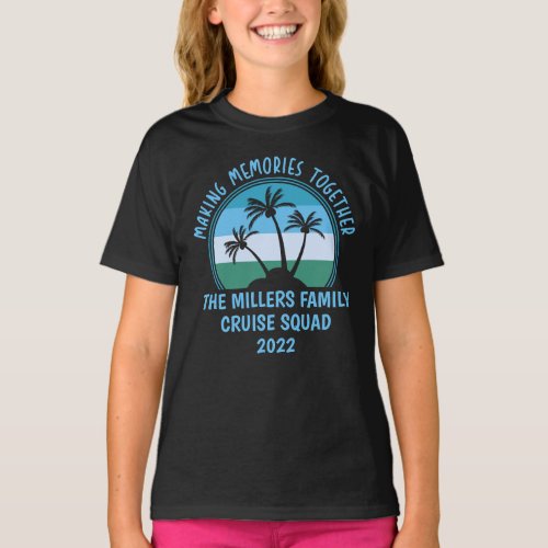 Custom Family Vacation Summer Reunion Beach Trip T_Shirt