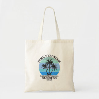 Custom Family Vacation Tote Bag