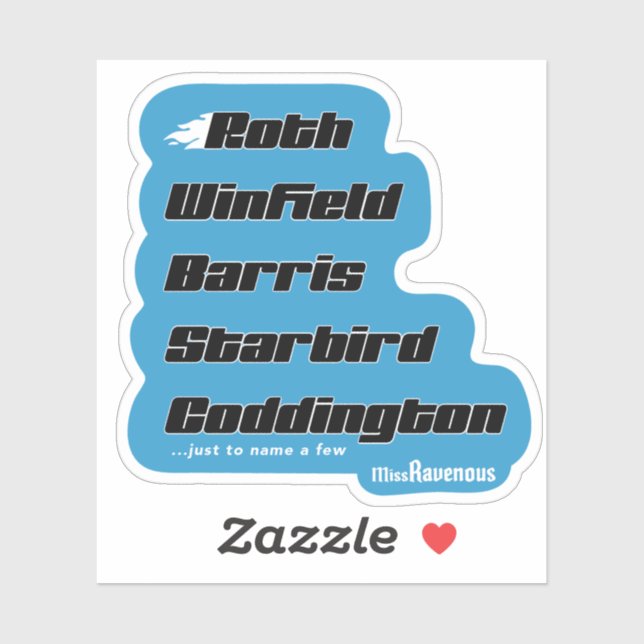 Custom Family Vinyl Sticker-Blue Sticker (Sheet)