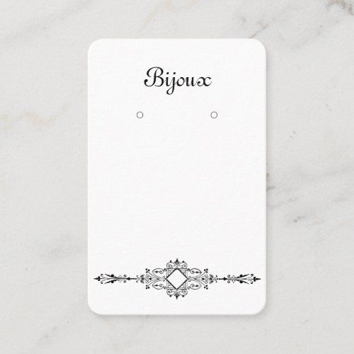 Custom Fancy Earring Display Cards for DIY Punch