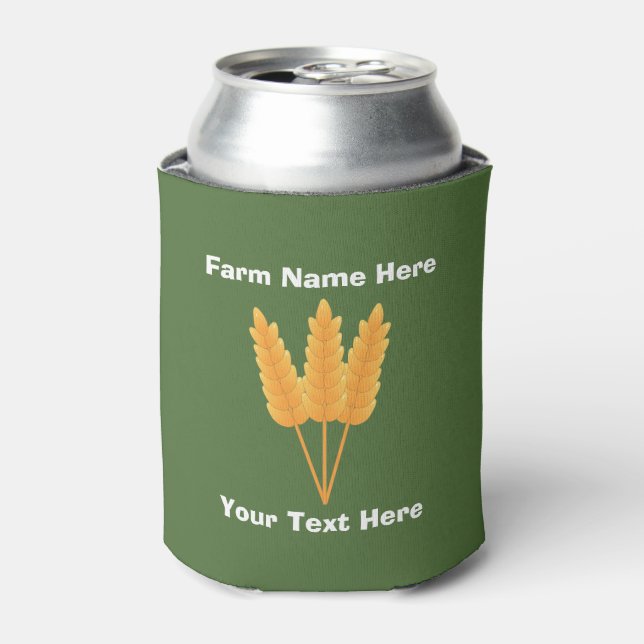 Custom Farm Beer Can Cooler (Can Front)