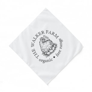 Custom Farm Business Promotional Logo Bandana