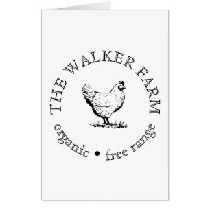 Custom Farm Business Promotional Logo Card