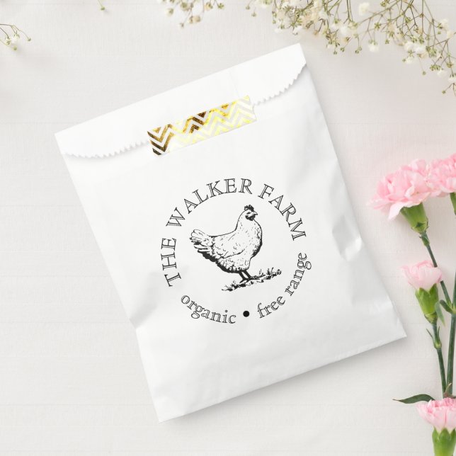 Custom Farm Business Promotional Logo  Favor Bag (Sealed)