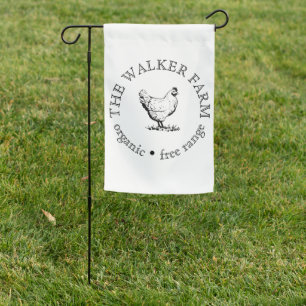 Custom Farm Business Promotional Logo Garden Flag