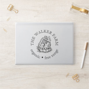 Custom Farm Business Promotional Logo HP Laptop Skin