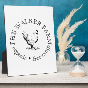 Custom Farm Business Promotional Logo  Plaque