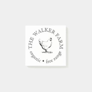 Custom Farm Business Promotional Logo Post-it Notes