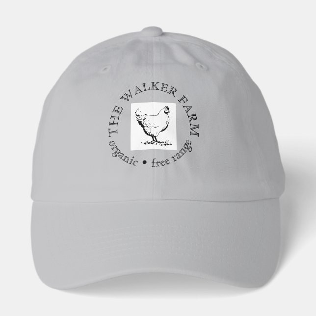 Custom Farm Business Promotional Logo  Trucker Hat (Front)