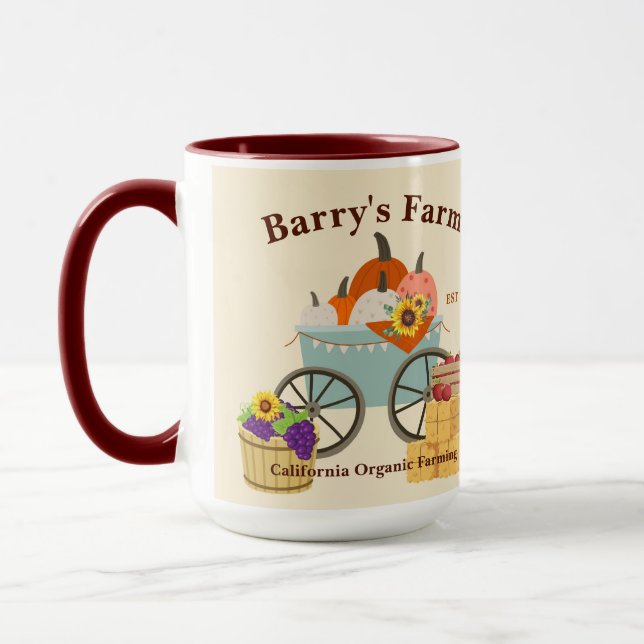 Custom Farm Fun Mug (Left)