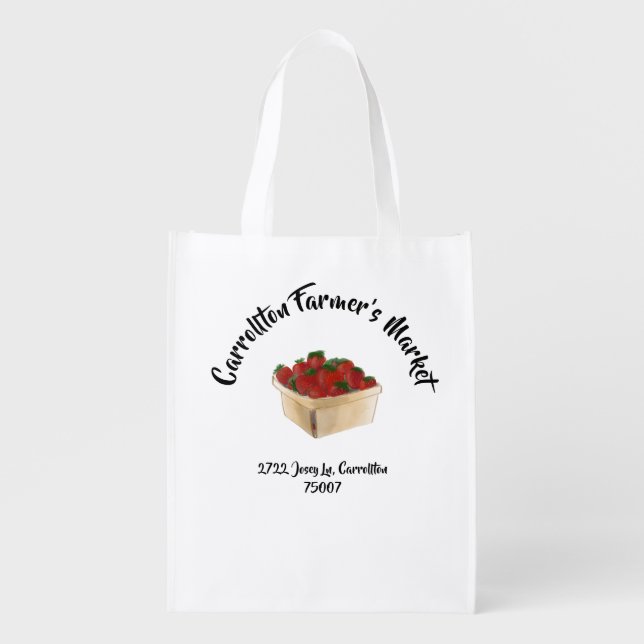 Custom Farmer’s Market Marketing Bag (Front)