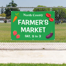 Custom Farmer's Market Banner