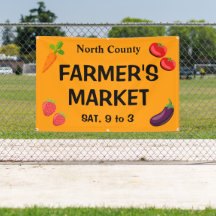 Custom Farmer's Market Banner