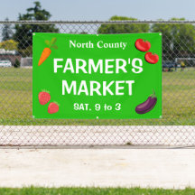 Custom Farmer's Market Banner