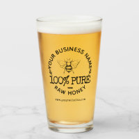 Custom Farmhouse Apiary Logo Cute Bumblebee Honey
