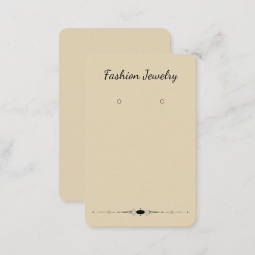Custom Fashion Jewelry Earring Display Cards