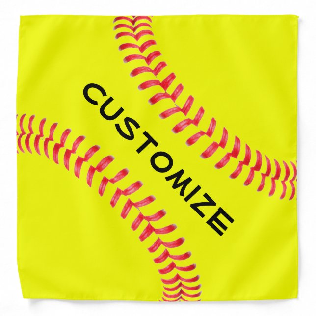 Custom Fastpitch Softball Bandana (Front)