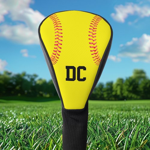 Custom Fastpitch Softball Number or Letters Golf Head Cover