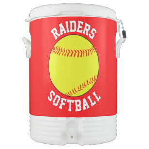 Custom Fastpitch Softball Team Igloo Water Cooler