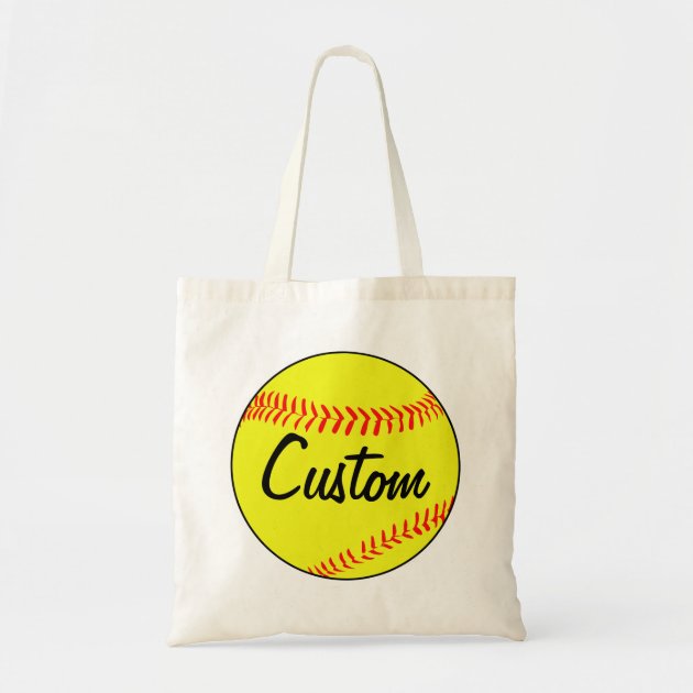 softball tote bag