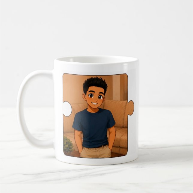 Custom Father Coffee Cup Personalized Editable (Left)
