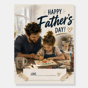 Custom Father Daughter Father’s Day Poster