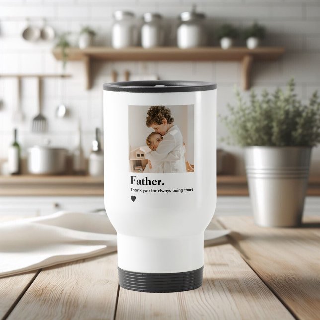Custom Father Photo Travel Mug | Personalized Gift (Creator Uploaded)