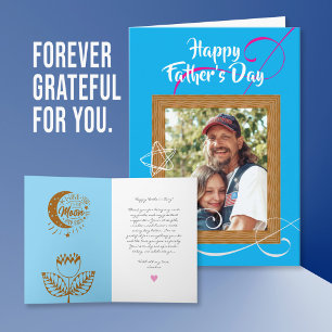 Custom Father’s Day Card with Photo – Personalized