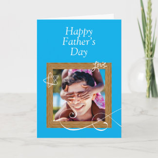 Custom Father’s Day Card with Photo – Personalized