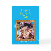 Custom Father’s Day Card with Photo – Personalized
