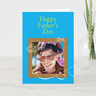 Custom Father’s Day Card with Photo – Personalized