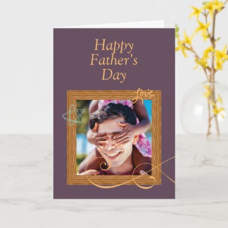 Custom Father’s Day Card with Photo – Personalized