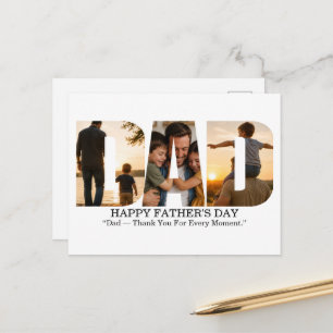 Custom Father’s Day Photo Collage Card