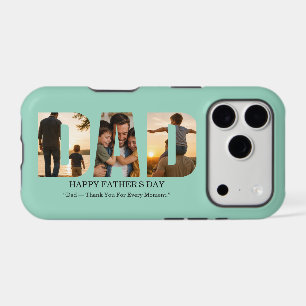 Custom Father’s Day Photo Collage Card iPhone 17 Pro Case