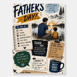 Custom Father Son Father’s Day Poster