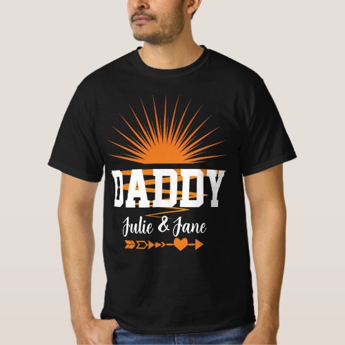 Custom Fathers Day Dada Daddy Dad Bruh Father Son T_Shirt