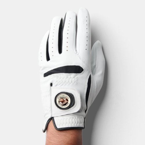 Custom Fathers Day Minimalist Photo Golf Glove