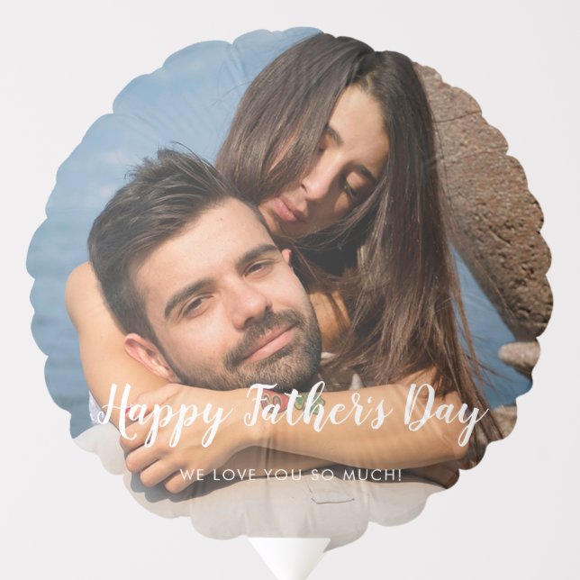 Custom Father's Day Photo Balloon (Front)
